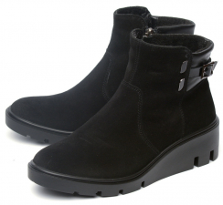 ЖЕНСКИЕ БОТИНКИ НАТУРАЛЬНАЯ КОЖА (ВЕЛЮР) / БАЙКА МАРКО БЕЛАРУСЬ