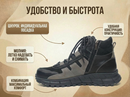 МУЖСКИЕ КРОССОВКИ НАТУРАЛЬНАЯ КОЖА / ШЕРСТЬ CORVETTO