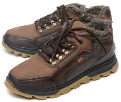 МУЖСКИЕ БОТИНКИ НАТУРАЛЬНАЯ КОЖА/НУБУК / ШЕРСТЬ CORVETTO