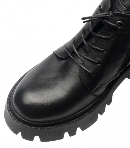 ЖЕНСКИЕ БОТИНКИ НАТУРАЛЬНАЯ КОЖА / БАЙКА CORVETTO ИТАЛИЯ