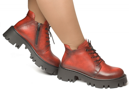 ЖЕНСКИЕ БОТИНКИ НАТУРАЛЬНАЯ КОЖА / БАЙКА CORVETTO ИТАЛИЯ