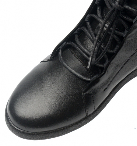 ЖЕНСКИЕ БОТИНКИ НАТУРАЛЬНАЯ КОЖА / ШЕРСТЬ РОСВЕСТ РОССИЯ