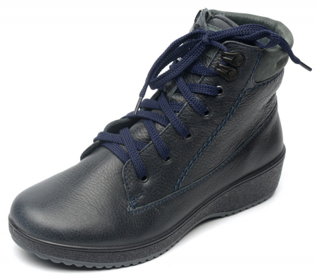 ЖЕНСКИЕ ПОЛУСАПОГИ НАТУРАЛЬНАЯ КОЖА / ШЕРСТЬ РОСВЕСТ РОССИЯ