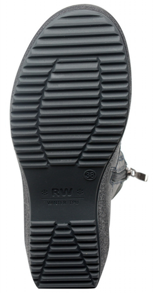 ЖЕНСКИЕ ПОЛУСАПОГИ НАТУРАЛЬНАЯ КОЖА / ШЕРСТЬ РОСВЕСТ РОССИЯ