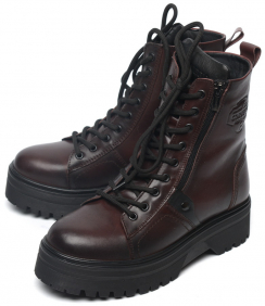 ЖЕНСКИЕ БОТИНКИ НАТУРАЛЬНАЯ КОЖА / ШЕРСТЬ  CORVETTO ИТАЛИЯ