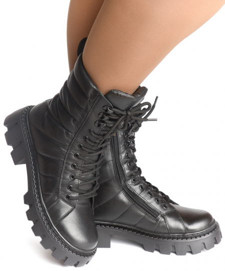 ЖЕНСКИЕ БОТИНКИ НАТУРАЛЬНАЯ КОЖА / ШЕРСТЬ CORVETTO ИТАЛИЯ