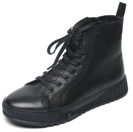 МУЖСКИЕ БОТИНКИ НАТУРАЛЬНАЯ КОЖА / ШЕРСТЬ CORVETTO