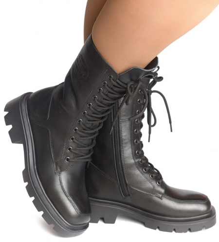 ЖЕНСКИЕ САПОГИ НАТУРАЛЬНАЯ КОЖА / БАЙКА CORVETTO ИТАЛИЯ