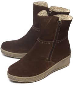 ЖЕНСКИЕ БОТИНКИ НАТУРАЛЬНАЯ КОЖА (ВЕЛЮР)  / ШЕРСТЬ МАРКО БЕЛАРУСЬ