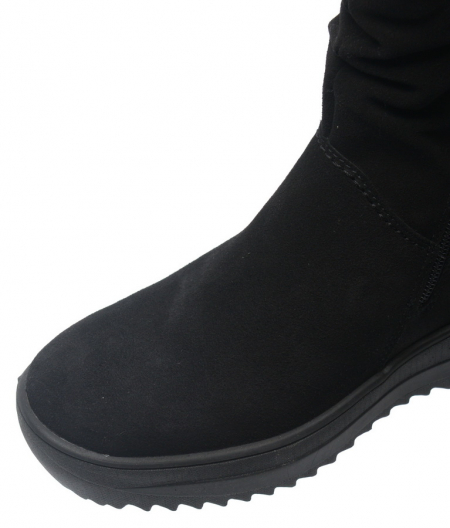 ЖЕНСКИЕ ПОЛУСАПОГИ НАТУРАЛЬНАЯ КОЖА (ВЕЛЮР) / ШЕРСТЬ МАРКО БЕЛАРУСЬ