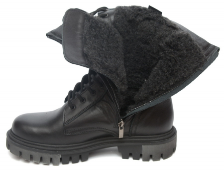 ЖЕНСКИЕ БЕРЦЫ НА МОЛНИИ НАТУРАЛЬНАЯ КОЖА / ШЕРСТЬ CORVETTO