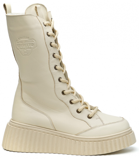 ЖЕНСКИЕ САПОГИ НАТУРАЛЬНАЯ КОЖА / ШЕРСТЬ CORVETTO ИТАЛИЯ