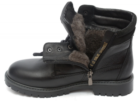 ЖЕНСКИЕ БОТИНКИ НАТУРАЛЬНАЯ КОЖА +ВЕЛЮР / ШЕРСТЬ РОСВЕСТ РОССИЯ