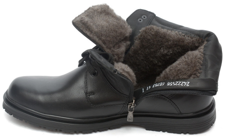 МУЖСКИЕ БОТИНКИ НАТУРАЛЬНАЯ КОЖА / ШЕРСТЬ РОСВЕСТ РОССИЯ