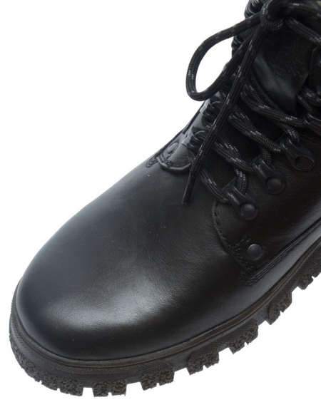 МУЖСКИЕ БОТИНКИ НАТУРАЛЬНАЯ КОЖА / ШЕРСТЬ РОСВЕСТ РОССИЯ