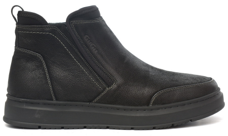 МУЖСКИЕ БОТИНКИ НАТУРАЛЬНАЯ КОЖА / НАТУРАЛЬНЫЙ МЕХ GUGU ГЕРМАНИЯ