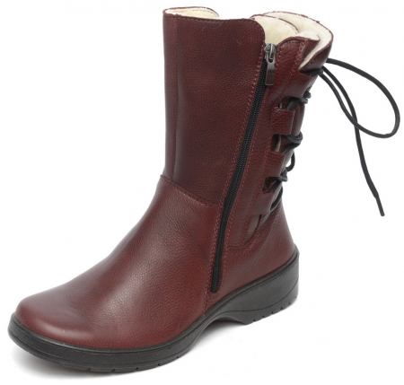 ЖЕНСКИЕ САПОГИ НАТУРАЛЬНАЯ КОЖА / ШЕРСТЬ РОСВЕСТ РОССИЯ