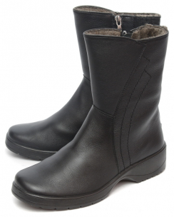 ЖЕНСКИЕ САПОГИ НАТУРАЛЬНАЯ КОЖА / ШЕРСТЬ РОСВЕСТ РОССИЯ