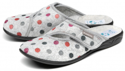 Светло-серыйЦвет: принт: горох цветной