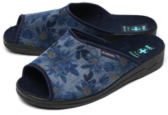 СинийЦвет: принт: цветы