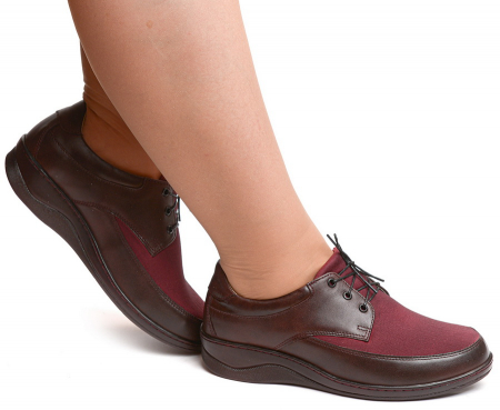 ЖЕНСКИЕ ТУФЛИ НАТУРАЛЬНАЯ КОЖА + СПЕЦТЕКСТИЛЬ CORVETTO