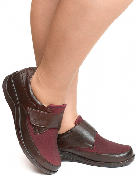 ЖЕНСКИЕ ТУФЛИ НАТУРАЛЬНАЯ КОЖА + СПЕЦТЕКСТИЛЬ CORVETTO