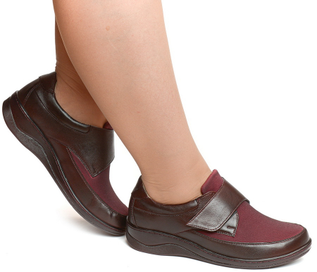 ЖЕНСКИЕ ТУФЛИ НАТУРАЛЬНАЯ КОЖА + СПЕЦТЕКСТИЛЬ CORVETTO