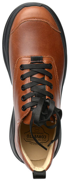 МУЖСКИЕ ПОЛУБОТИНКИ ПОЛУСПОРТИВНЫЕ НАТУРАЛЬНАЯ КОЖА CORVETTO ИТАЛИЯ