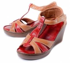 ЖЕНСКИЕ БОСОНОЖКИ НАТУРАЛЬНАЯ КОЖА PEPITA ИСПАНИЯ