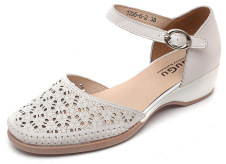 ЖЕНСКИЕ БОСОНОЖКИ НАТУРАЛЬНАЯ КОЖА GUGU ГЕРМАНИЯ