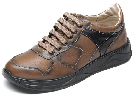 МУЖСКИЕ КРОССОВКИ НАТУРАЛЬНАЯ КОЖА CORVETTO ИТАЛИЯ