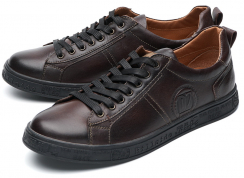 МУЖСКИЕ КРОССОВКИ НАТУРАЛЬНАЯ КОЖА CORVETTO ИТАЛИЯ