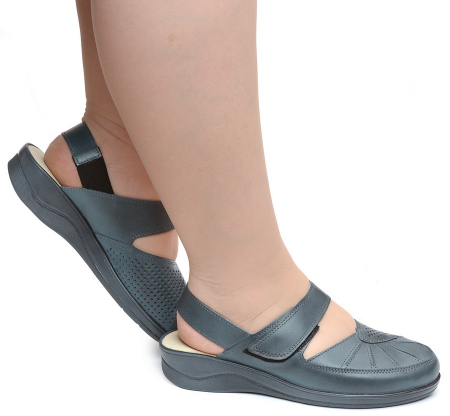 ЖЕНСКИЕ БОСОНОЖКИ НАТУРАЛЬНАЯ КОЖА CORVETTO