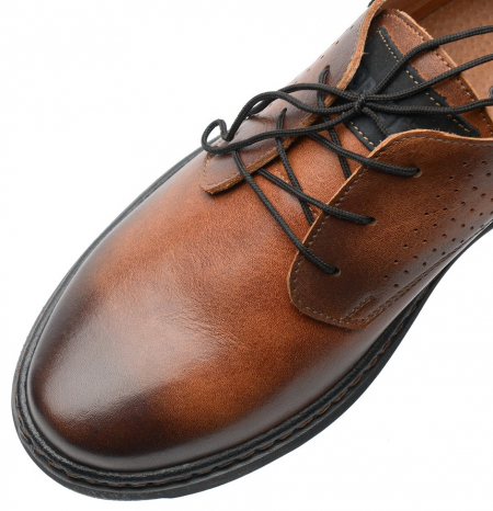 МУЖСКИЕ ПОЛУБОТИНКИ НАТУРАЛЬНАЯ КОЖА CORVETTO ИТАЛИЯ