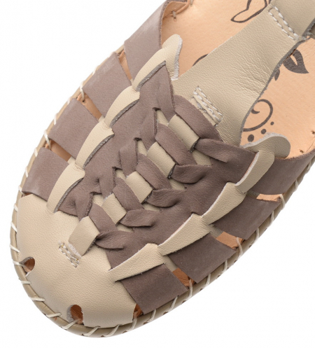 ЖЕНСКИЕ БОСОНОЖКИ НАТУРАЛЬНАЯ КОЖА GUGU ГЕРМАНИЯ