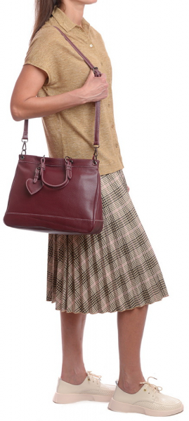 ЖЕНСКАЯ СУМКА НАТУРАЛЬНАЯ КОЖА KIKILOK КОРЕЯ