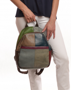 ЖЕНСКИЙ РЮКЗАК НАТУРАЛЬНАЯ КОЖА KIKI LOK КОРЕЯ