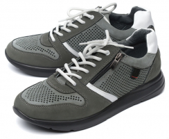 МУЖСКИЕ КРОССОВКИ НАТУРАЛЬНАЯ КОЖА (НУБУК) CORVETTO ИТАЛИЯ