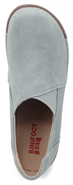 ЖЕНСКИЕ МОКАСИНЫ НА ТАНКЕТКЕ НАТУРАЛЬНАЯ КОЖА (ЗАМША) BINIFOOT/BNF ТАЙВАНЬ