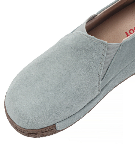 ЖЕНСКИЕ МОКАСИНЫ НА ТАНКЕТКЕ НАТУРАЛЬНАЯ КОЖА (ЗАМША) BINIFOOT/BNF ТАЙВАНЬ