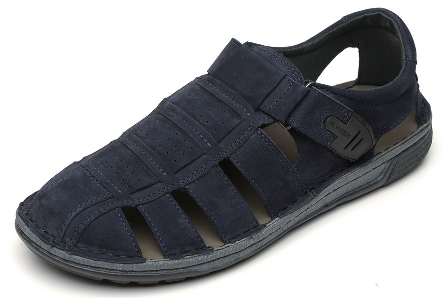 мужские сандалии натуральная кожа (нубук) росвест россия