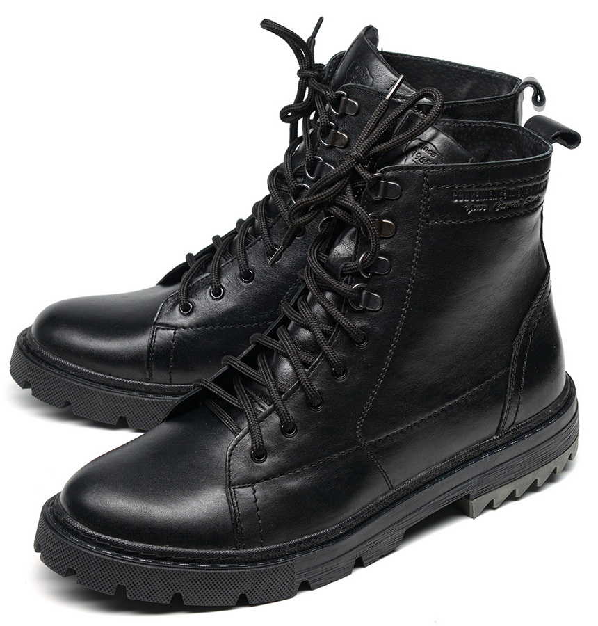 мужские ботинки натуральная кожа / натуральный мех corvetto