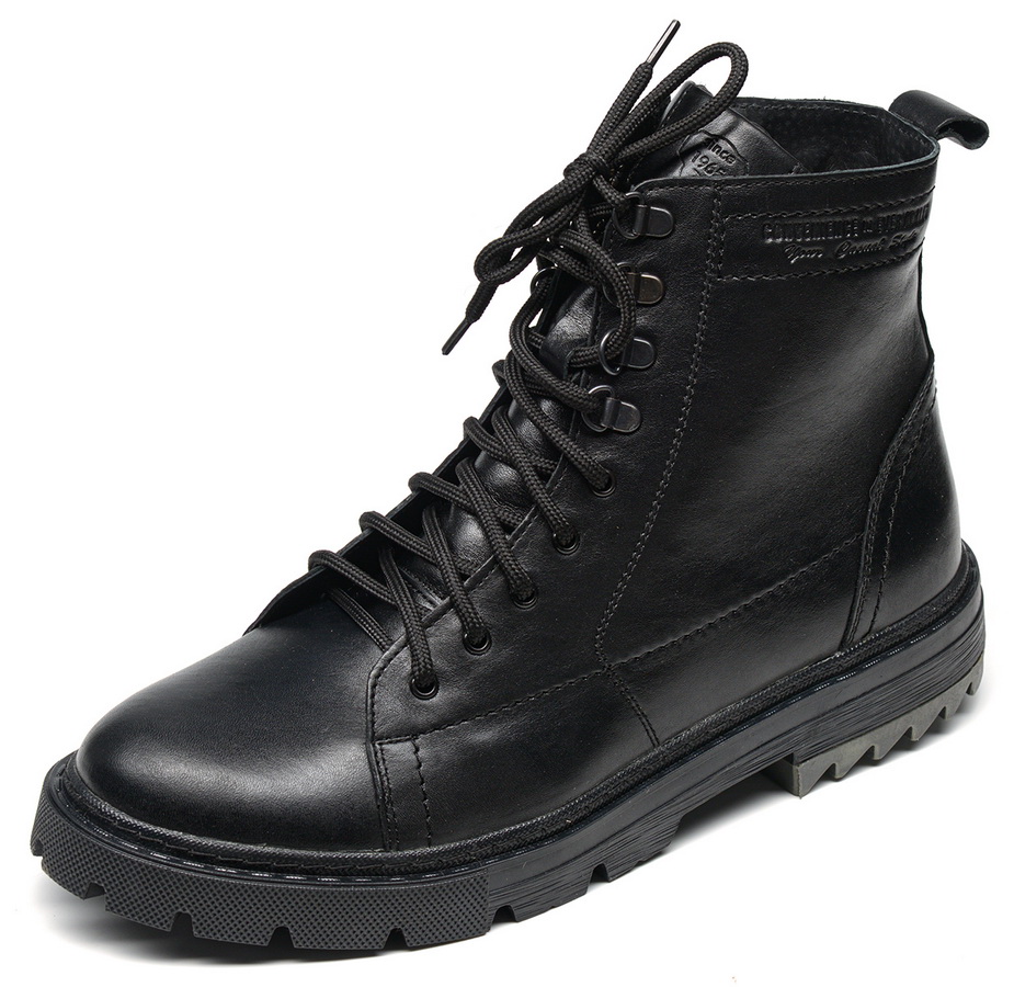 мужские ботинки натуральная кожа / натуральный мех corvetto