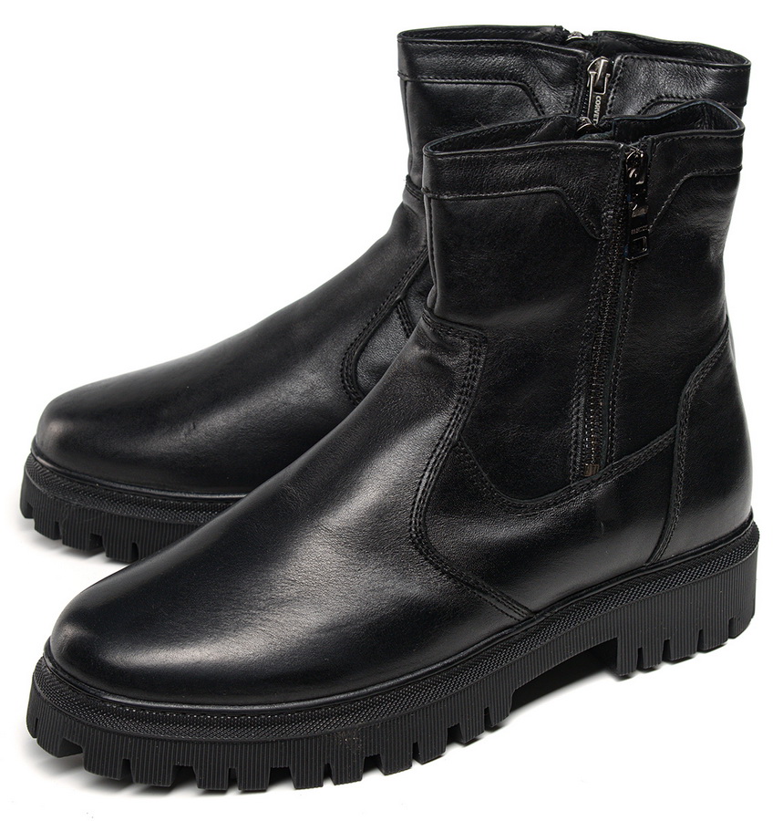 мужские ботинки натуральная кожа / натуральный мех corvetto