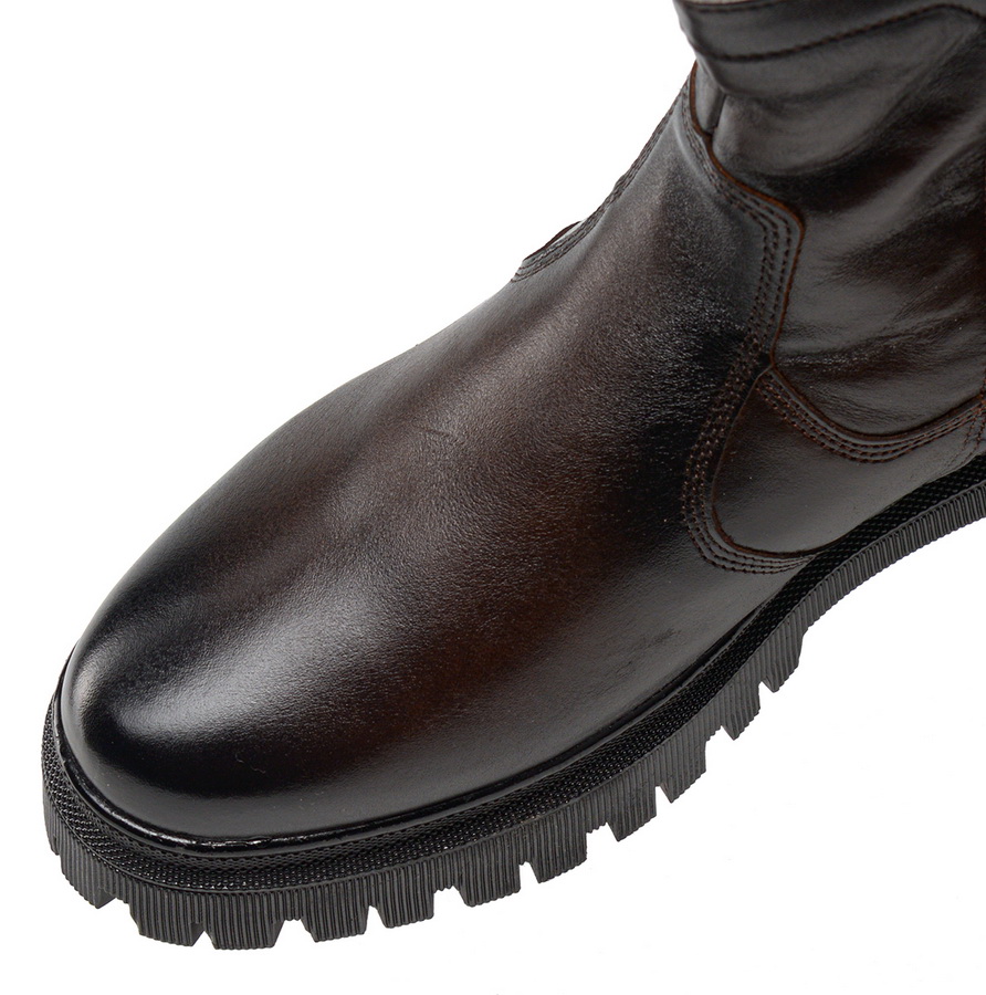 мужские ботинки натуральная кожа / натуральный мех corvetto