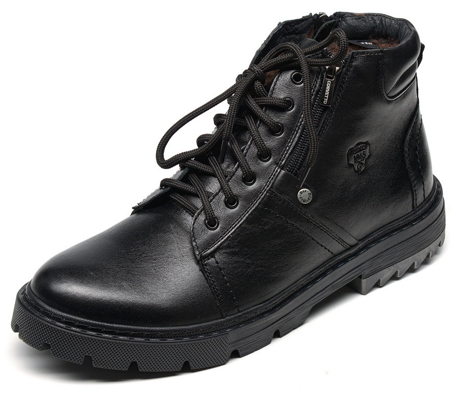 мужские ботинки натуральная кожа / натуральный мех corvetto