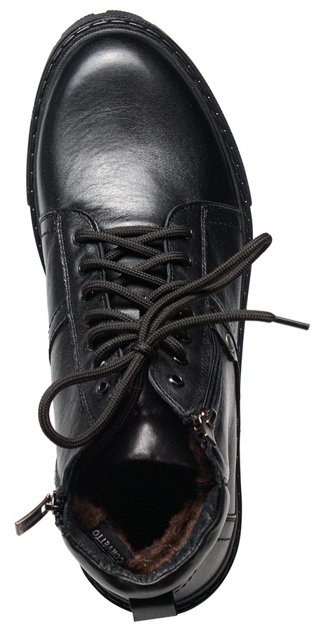 мужские ботинки натуральная кожа / натуральный мех corvetto