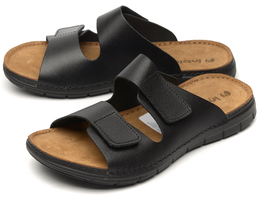 мужские сабо натуральная кожа inblu