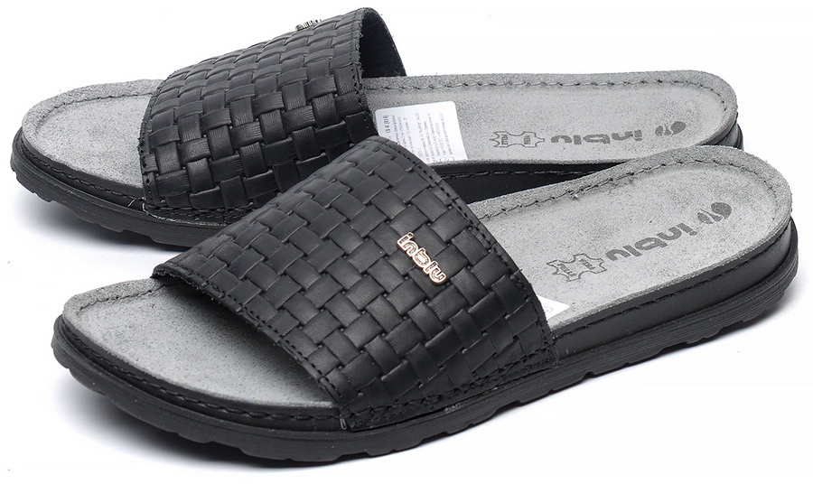 мужские сабо натуральная кожа inblu