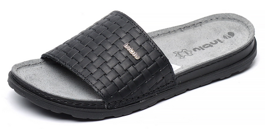 мужские сабо натуральная кожа inblu